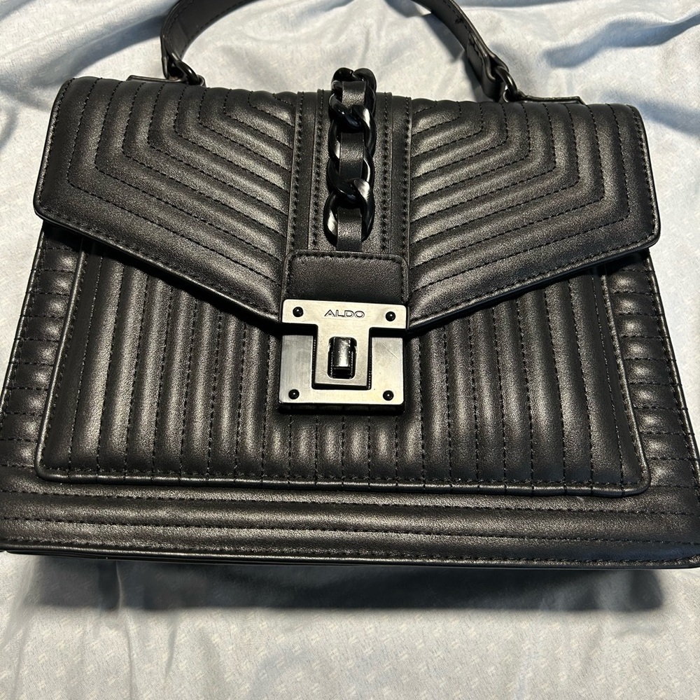 ALDO Black Quilted Purse